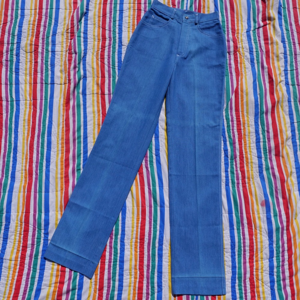 Vintage late 70s/80s Vincenti high rise straight leg jeans